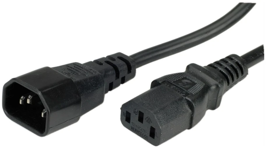 Bachmann maitinimo kabelis BACHMANN laidas šaldymo įrangai 2,5 m juodas IEC320 C13-C14, 2,5 m