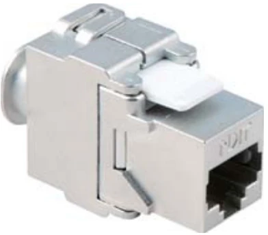 Bachmann Łącznik Keystone CAT6a STP Metaliczny