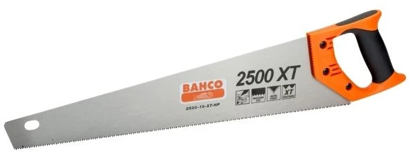 Bahco 2500-22-XT-HP, Rėminis pjūklas, Plastikas, Mediena, Juoda, Oranžinė, Nerūdijantis plienas, Juoda, Raudona, 1 vnt., 55 cm