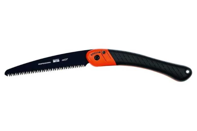 Bahco sulankstomas genėjimo pjūklas su dviejų komponentų rankena sausai medienai / plastikui / kaulams, XT 7 TPI, 230 mm