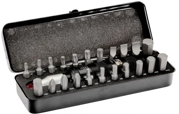 Bahco Smūginio atsuktuvo komplektas 23 vnt PH,SL,HEX,TORX