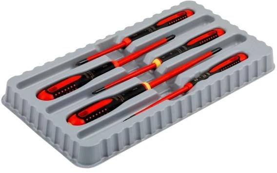 Bahco Izoliuotų atsuktuvų rinkinys ERGO™ slim 5 vnt - PH1/2; SL3,0/4,0/5,5 - 1000V VDE