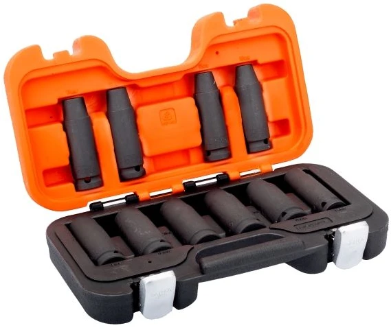 Bahco Smūginių prailgintų galvų rinkinys D/S10 1/2" 10vnt 10-19mm