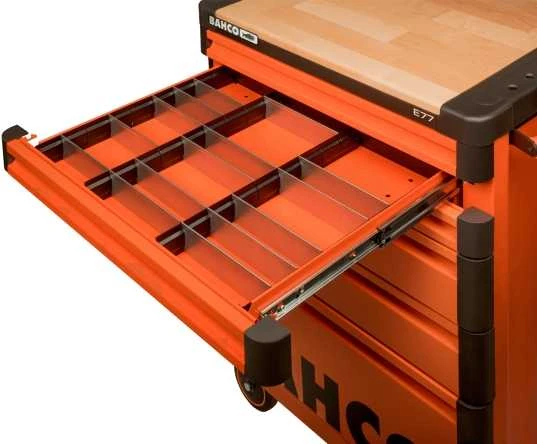 Skirtukų rinkinys stalčiams Bahco 26" 675mm pločio vežimėliams