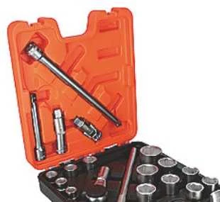 Bahco Galvučių ir priedų rinkinys 3/4" 19>50mm