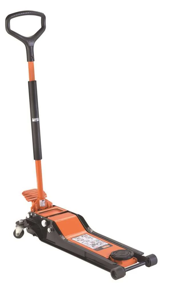 Bahco Hidraulinis keltuvas ant ratukų 1,5 t, žemas įėjimas: min 70mm, max 610mm, ilgis 960mm