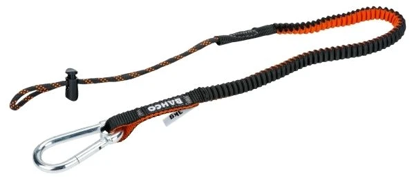 Bahco Tamprus lynas įrankiams nuo kritimo saugoti. Fiksuotas karabinas ir reguliuojama kilpa. Max 3kg, Bendras ilgis 1,2m