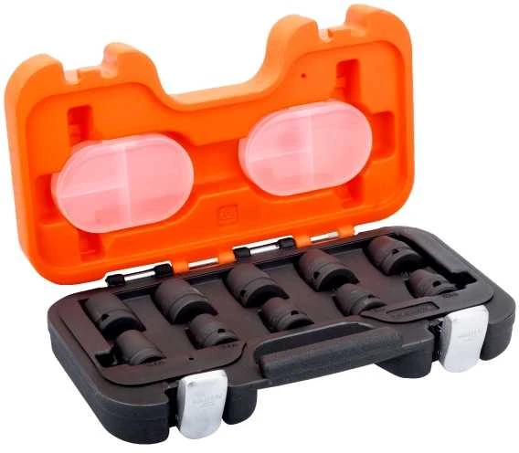 1/2" šešiakampių smūginių lizdų rinkinys M10-M19 Bahco [D/S10]