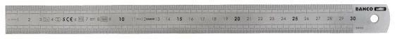 Bahco Nerūdijančio plieno liniuotė 600mmx30mm