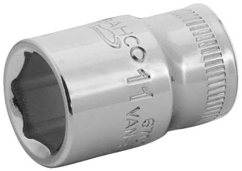 šešiakampis rankinis lizdas, 1/4", dydis 9 mm, Bahco [6700SM-9]