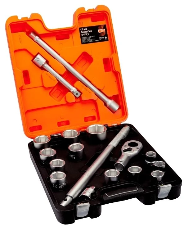 Bahco Galvučių ir priedų rinkinys 3/4" 22>50mm