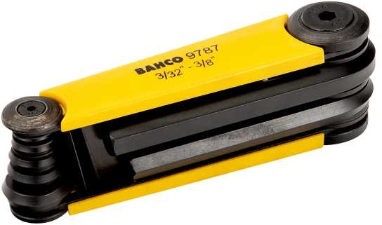 Bahco be spyruoklių BE-9787 3/32-3/8 "
