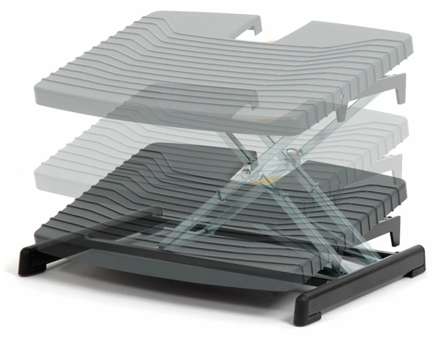 Bakker Elkhuizen Carruzzo BakkerElkhuizen Pro 959 Footrest Juoda, Pilka, Oranžinė