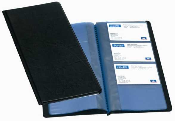 Laikiklis Bantex Bantex 100206512, Juodas, Mėlyna, PVC, 96 cards, 255 mm, 120 mm