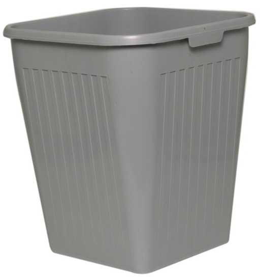 Bantex Bantex 100400354, 25 l, Square, polipropilenas (PP), pilkas, 320 mm, 380 mm