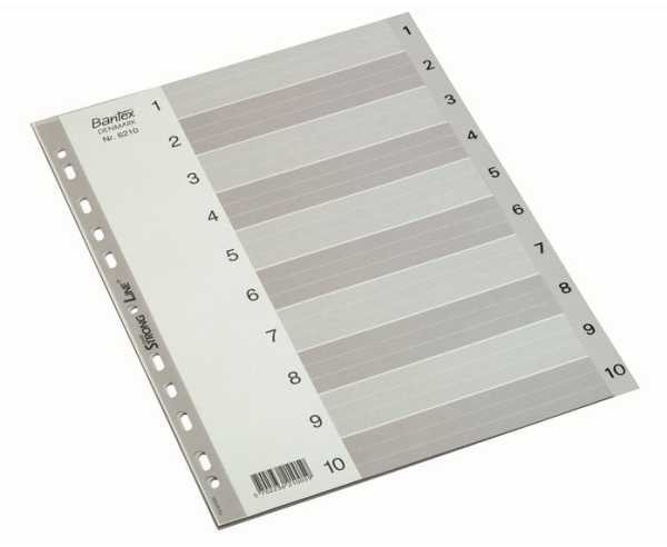 Bantex BANTEX STRONG-LINE REGISTRAS PILKA A4 1-10, PILKA