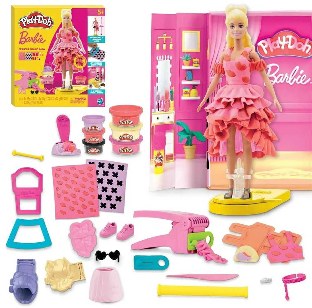 Barbės mados šou dizainerės žaidimų rinkinys Play-Doh