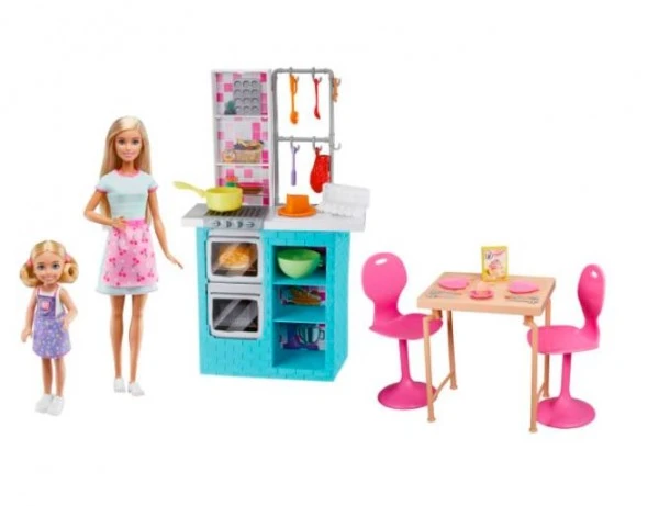 Mattel Komplektas su Barbie Sisters - Kepimas kartu