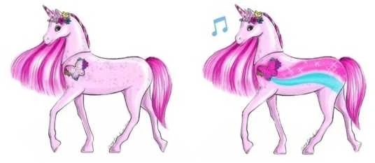 Vienaragis su garsais ir šviesomis Mattel Barbie Dreamtopia (JCP78)