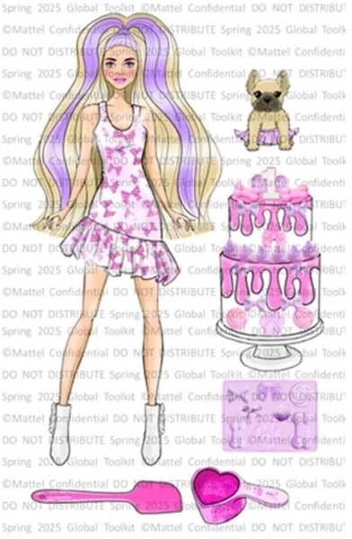 Mattel BARBIE PARTY UNBOXED REVEAL siurprizų rinkinys - šviesiaplaukė lėlė (JFG70)