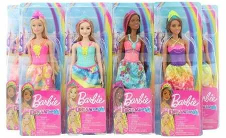 Mattel Barbie Barbė - Princesės lėlė Dreamtopia - Mėlyna Tiara (GJK16)
