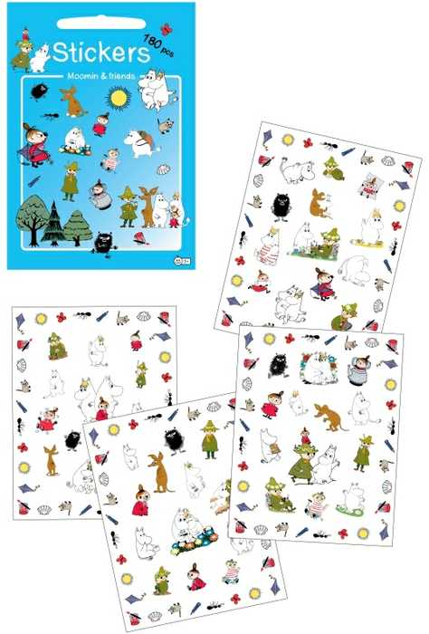 Barbo Toys Rinkinys Lipdukai 180 vnt. Muminų draugai