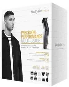 BaByliss MT727E plaukų kirpimo mašinėlė Juoda, Sidabras
