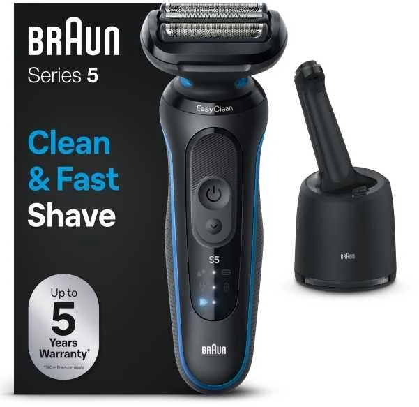 „Braun“ 5 serijos elektrinis skustuvas „SmartCare Center“ 52-B7000CC mėlynas