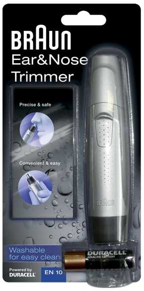 Braun Ear&Nose EN10 plaukų kirpimo mašinėlė Juoda, Sidabras