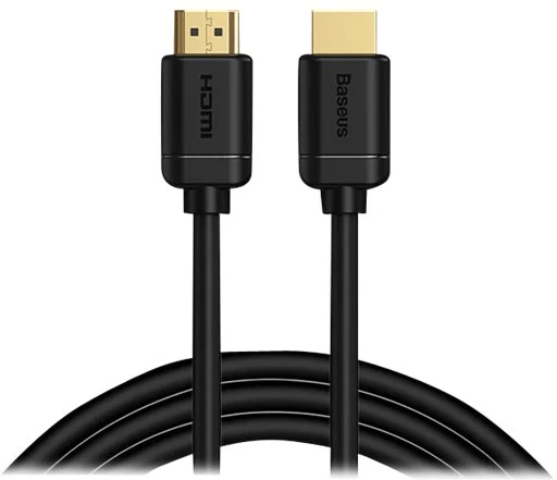 Baseus 2x HDMI 2.0 4K 60Hz kabelis 3D HDR 18Gbps 3m - Juodas