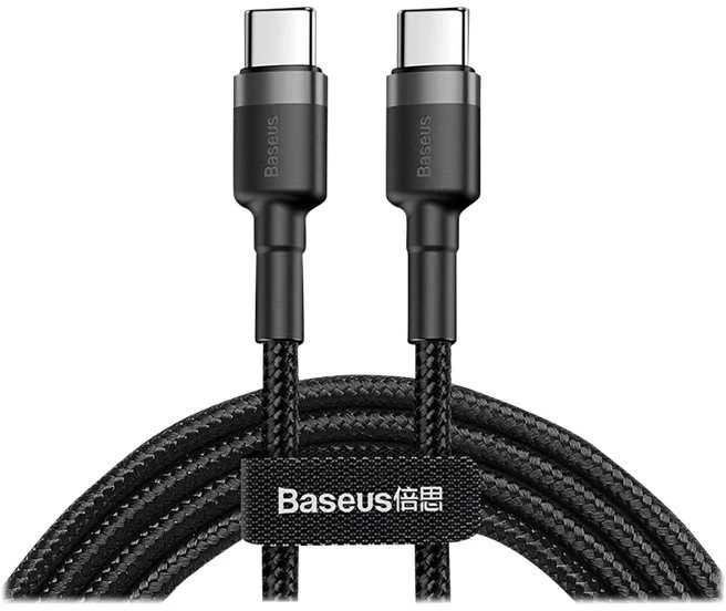 Baseus Cafule kabelis USB-C PD 2.0 QC 3.0 60W 2m - Pilka / Juoda