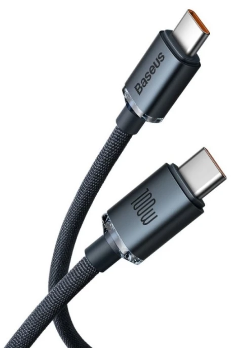 „Baseus“ USB-C į USB-C USB laidas 2 m juodas (baseus_20220112122938)