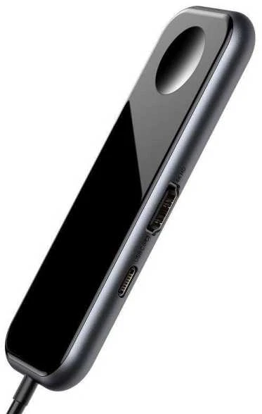 Hub Baseus CAHUB-AZ0G (Lack, 2x USB 3.0, juodos spalvos)