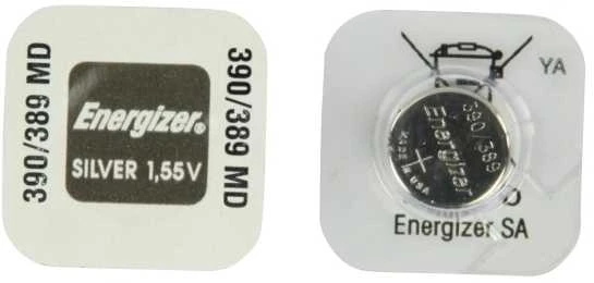 Baterija - Energizer 389 390 Sidabro Oksidas 1.55V 3.0mm x 11.6mm