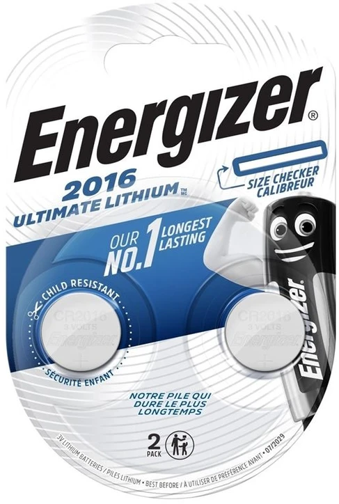 Energizer LICHIO BATERIJOS BAT-CR2016-LIČIO*P2 ENERGIZATORIUS