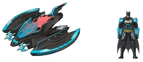 Spin Master BATMAN transporto priemonė su 6' figūrėle Katana Blade Batwing, 6074110