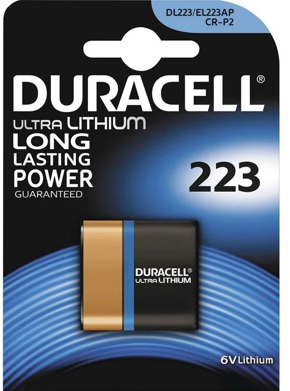 Duracell Ultra Photo 223 Vienkartinė baterija 6V Nikelio-oksihidroksidas (NiOx)