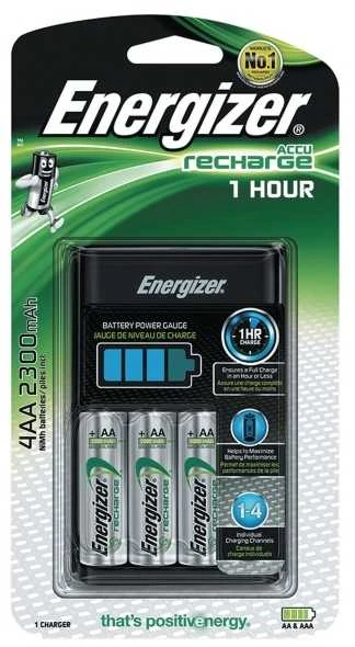 Energizer ACCU Recharge 1 Hour Baterijų įkroviklis
