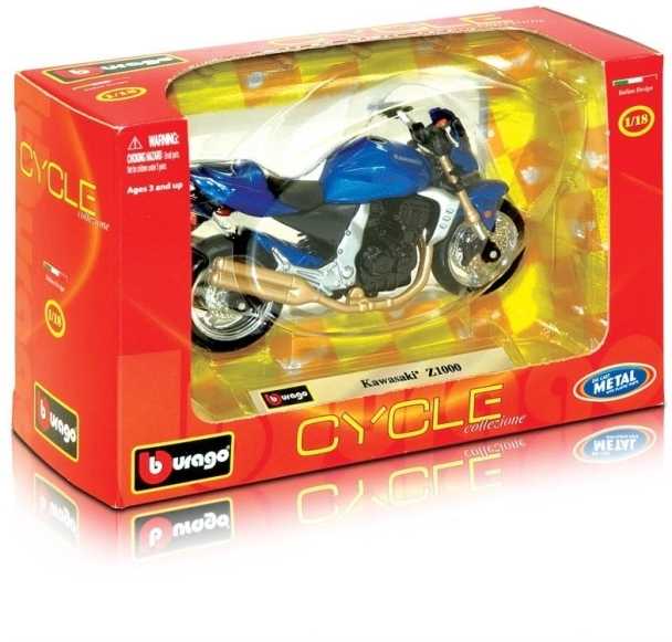 BBURAGO 1/18 motociklas, asort., 18-51030