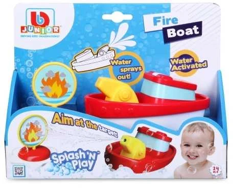 Amo Toys BB JUNIOR vonios žaislas Splash 'N Play Fire Boat, 16-89015
