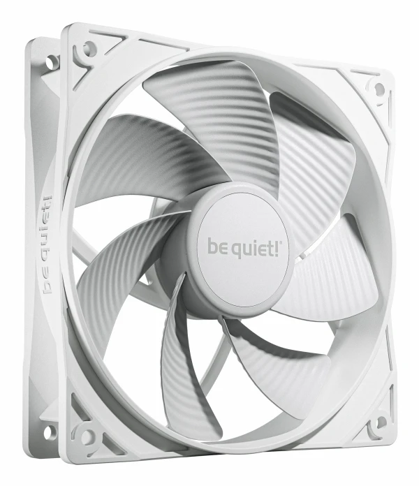 „Be Quiet! Pure Wings“ 3 ventiliatoriai, PWM, atbulinės eigos, 120 mm, balti, 3 vnt. pakuotėje