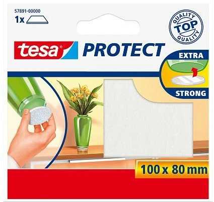 Tesa Podkładka Veltinio padas 100 mm: 80 mm, rudas, 1 vnt.