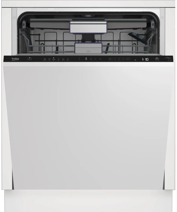 BEKO Indaplovė | BDIN36532 | Built-in | Plotis 60 cm | Number of place settings 15 | Number of programs 6 | Energy efficiency class D | Ekranas | Baltas