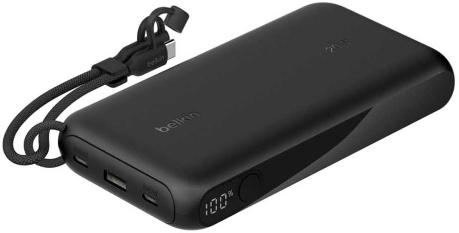 Belkin Išorinė baterija 20.000mAh su ekranu PD 20W USB-C BPB028hqBK
