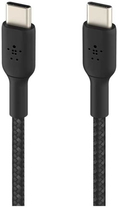 Kabelis USB Belkin USB-C - USB-C 0.15 m Juodas (CAB004BT0MBK)