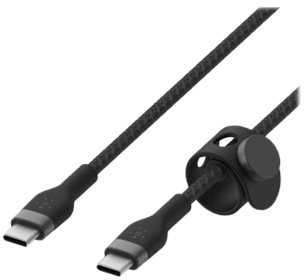 USB Kabelis - Belkin BOOST↑CHARGE PRO Flex 3 m USB 2.0 Juodas
