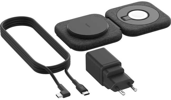 Įkroviklis Belkin Qi2 magnetyczna 2w1 15W (WIZ026VFBK)