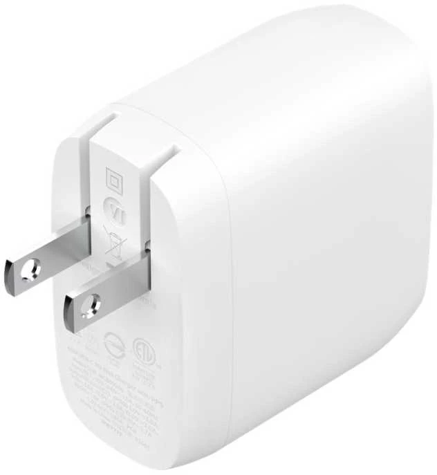 Belkin 60W, 2x USB-C PD PPS 30W, balta