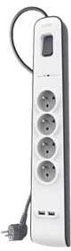 Maitinimo Blokas - Belkin BSV401CA2M 4 AC Lizdai 2m Juodas/Baltas