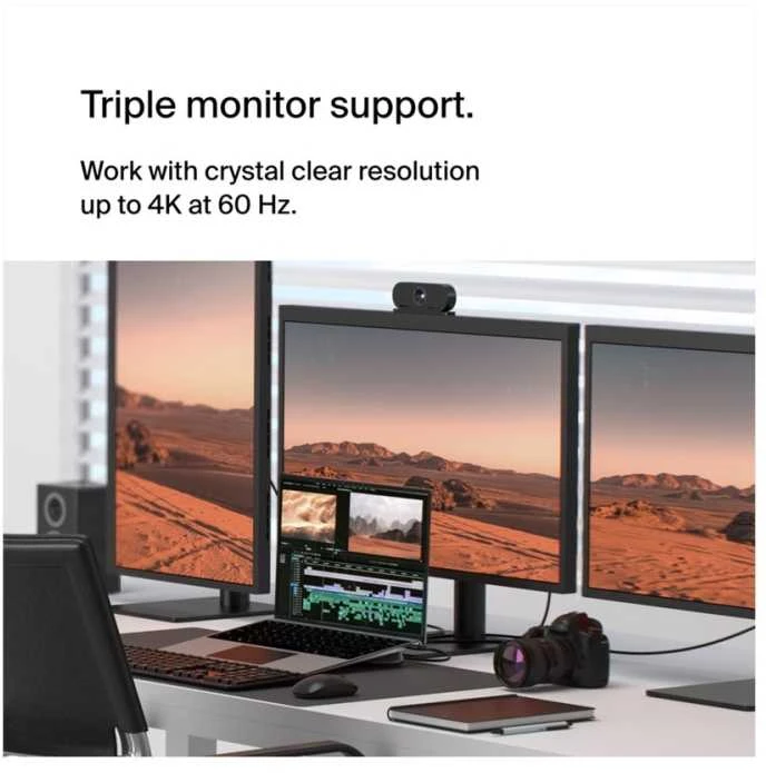 Belkin universali jungtis trijų monitorių palaikymui